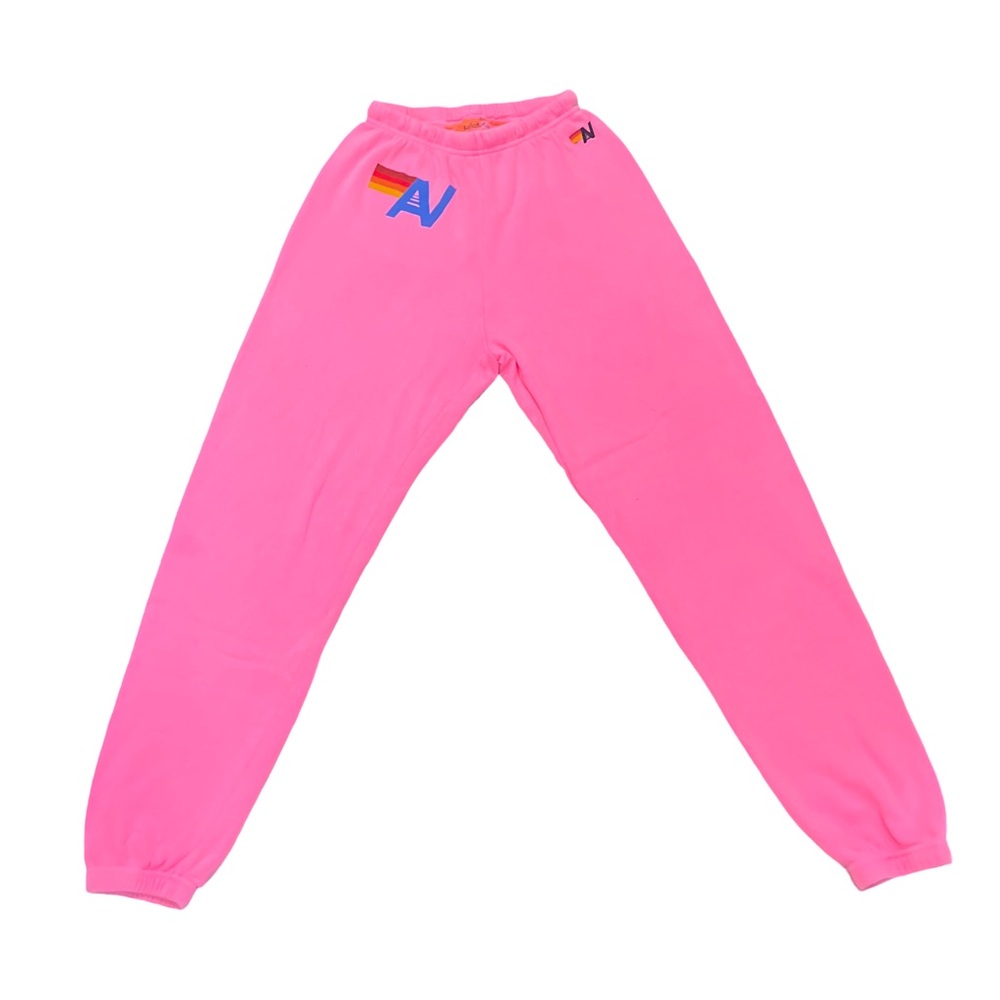 Aviator Nation Neon Pink Track Pants